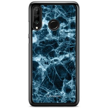 Huawei P30 Lite Skal - Blå Marmor