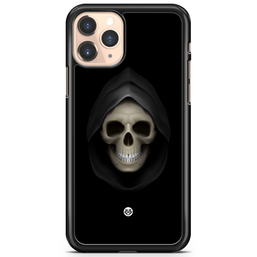 iPhone 11 Pro Max Case - Svart Dödskalle