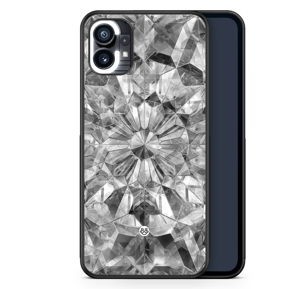 Nothing Phone (1) Case - Grey Crystals
