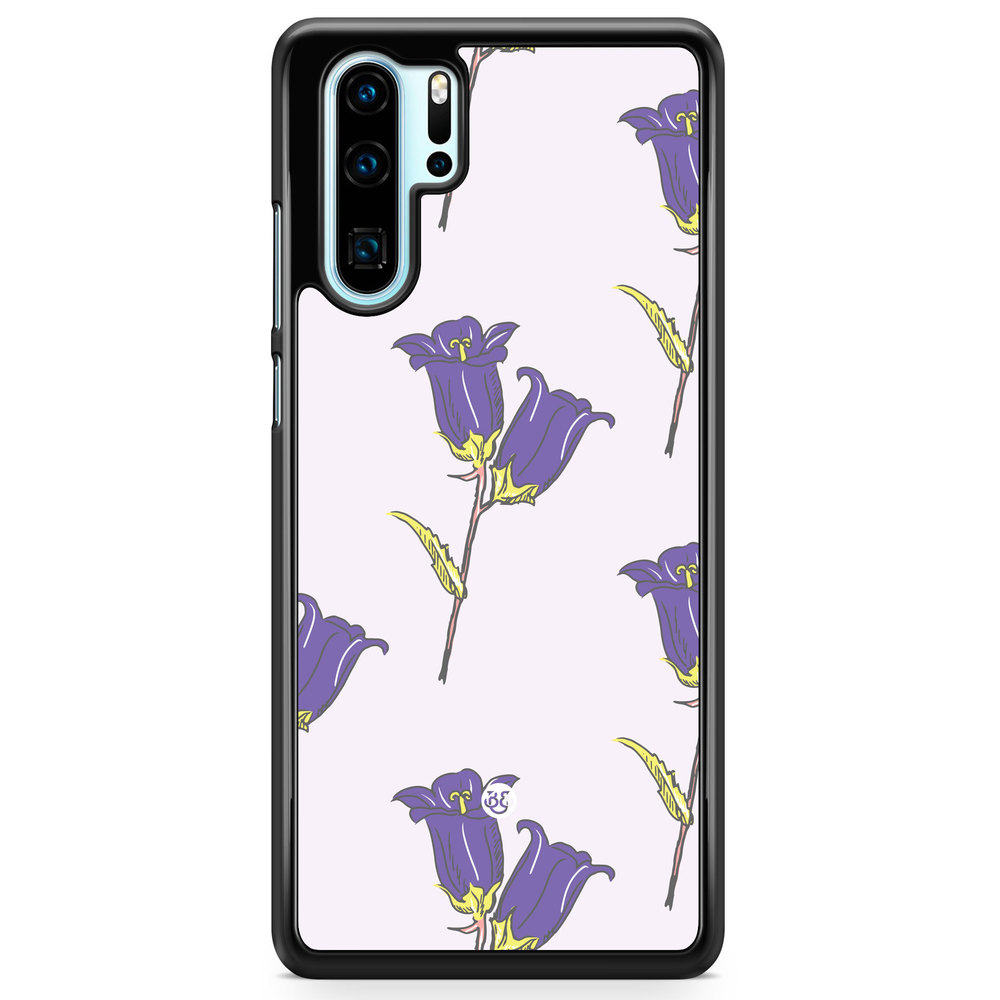 Huawei P30 Pro Case - Wild Purple Flowers
