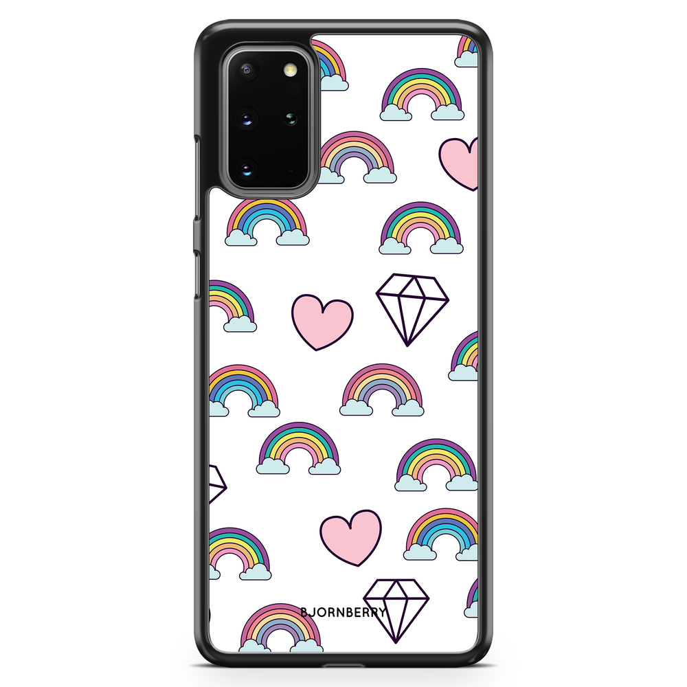 Samsung Galaxy S20 Plus Case - Rainbows & Diamonds