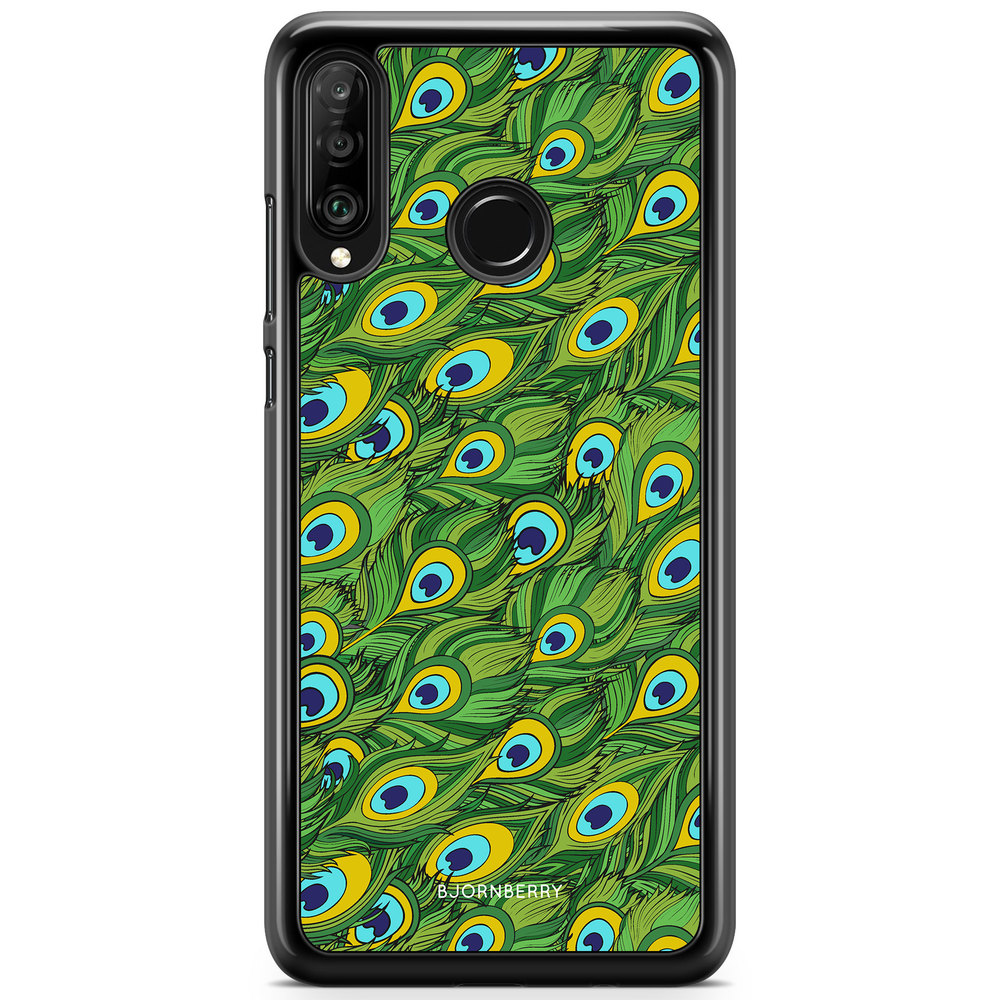 Huawei P30 Lite Case - Peacock Pattern
