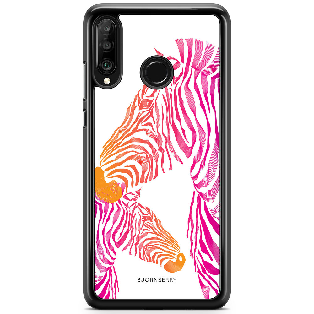 Huawei P30 Lite Case - Pink Zebras