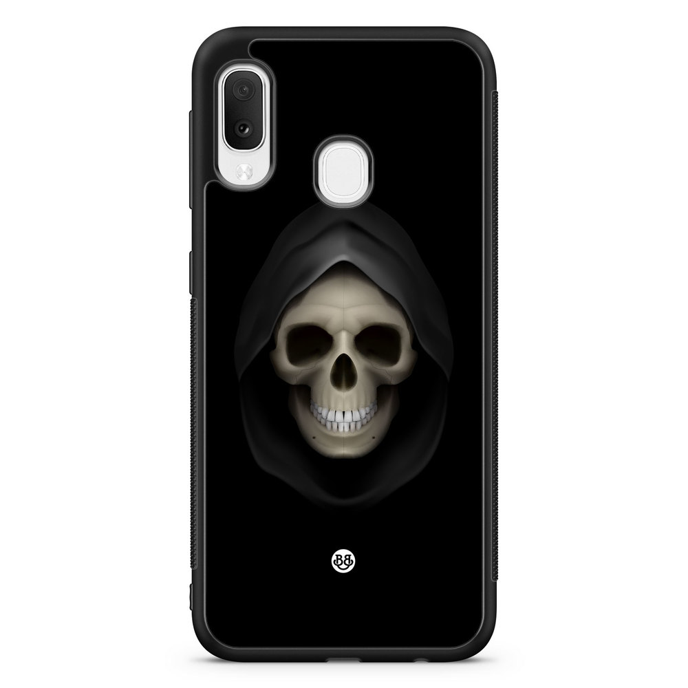 Samsung Galaxy A20e Skal - Black Skull