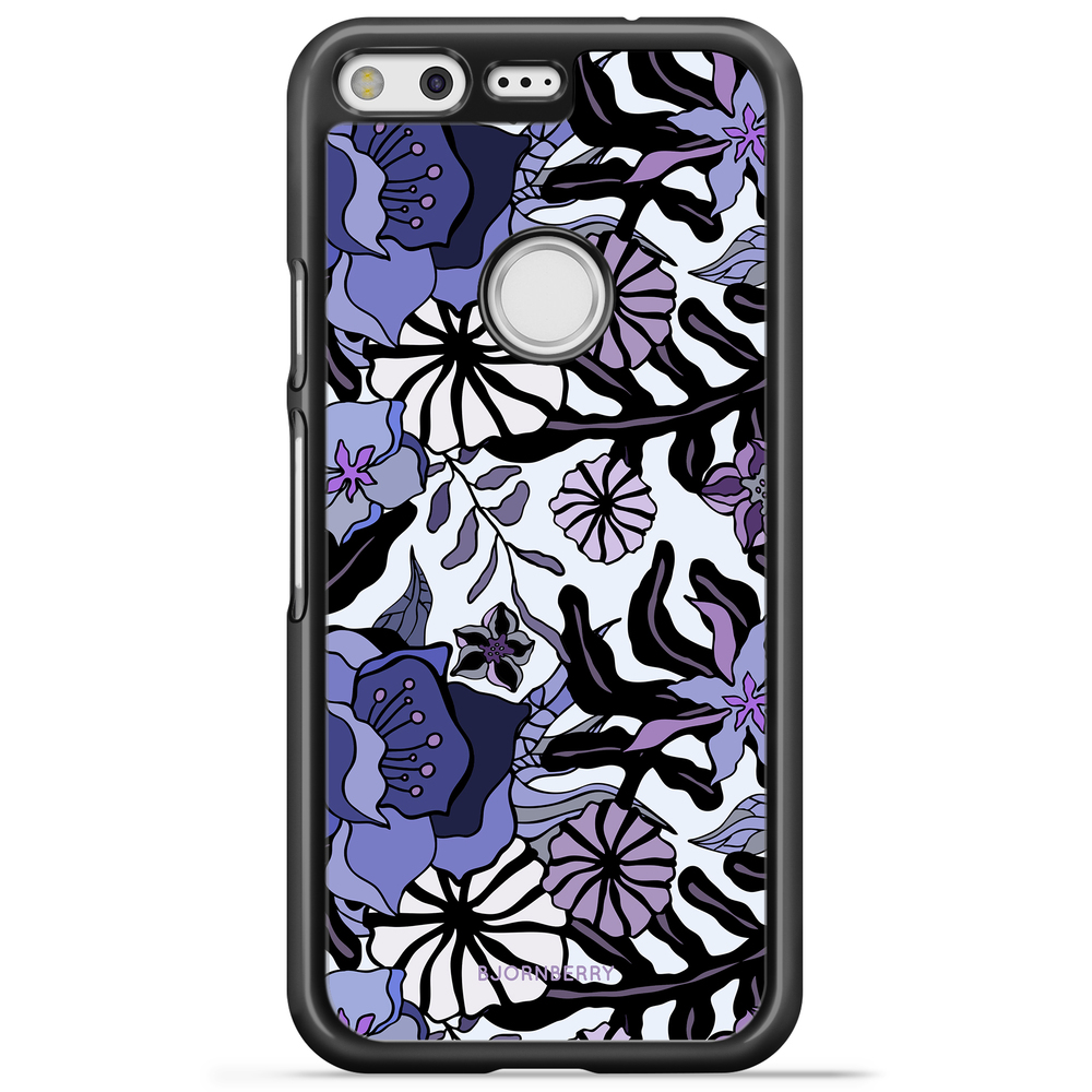 Google Pixel Case - Purple Flowers