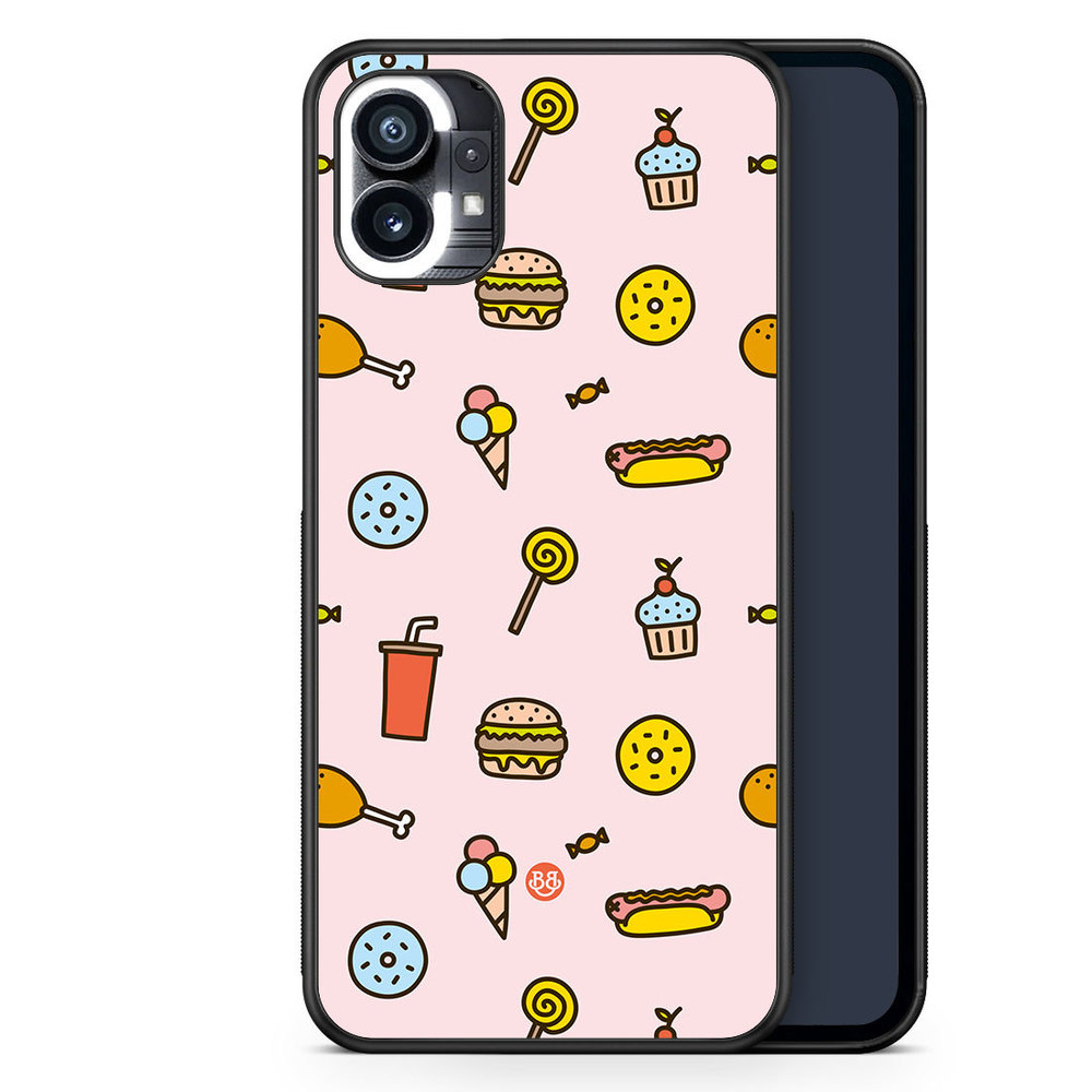 Nothing Phone (1) Case - Junk food Pattern