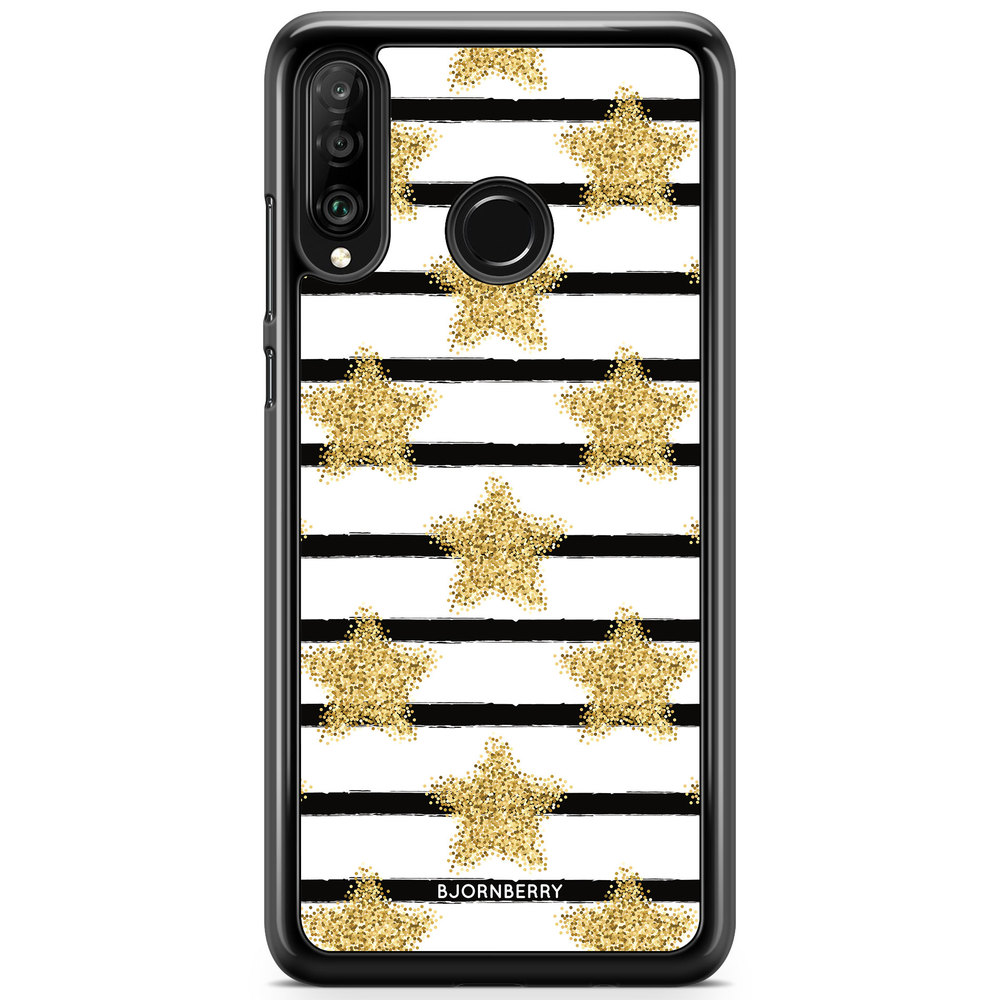 Huawei P30 Lite Case - Gold Stars