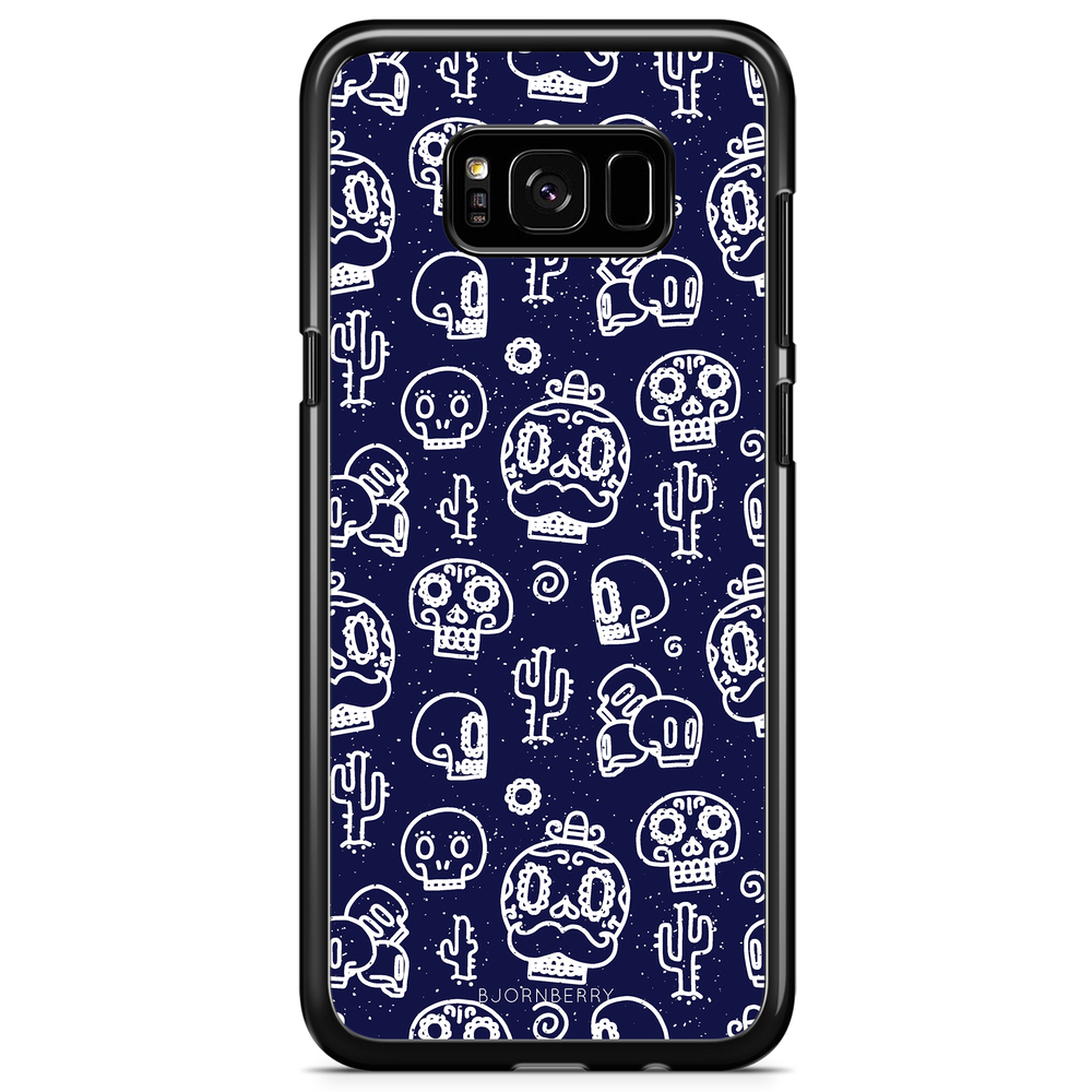 Samsung Galaxy S8 Plus Case - Oldschool Skulls