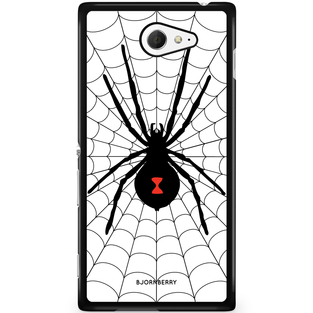 Sony Xperia M2 Aqua Case - Black Widow