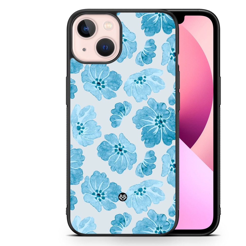 iPhone 13 Case - WILD BLOOM - Blue Petals