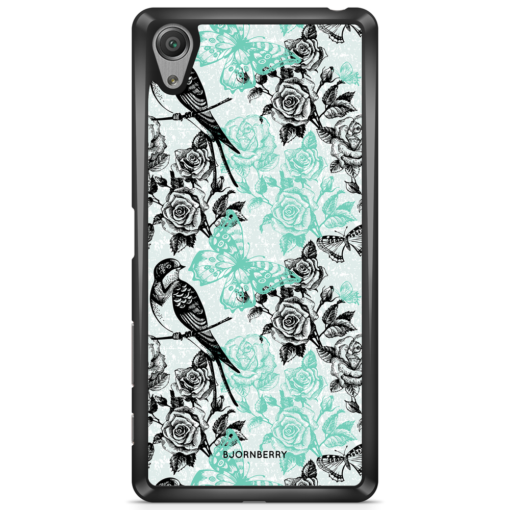 Sony Xperia XA Case - Birds & Roses