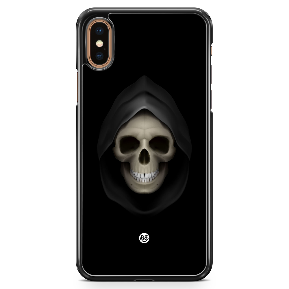 iPhone XS Max Case - Svart Dödskalle