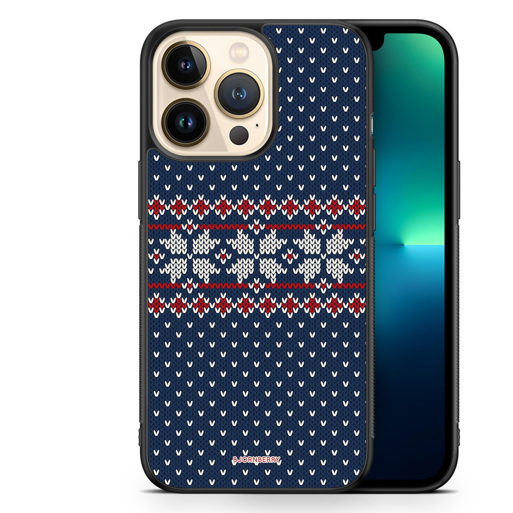 iPhone 13 Pro Case - Knitted Xmas
