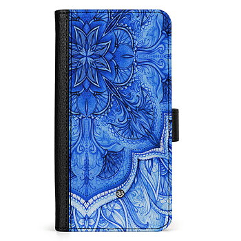 Samsung Galaxy A14 4G/5G Wallet Case - Blue Vintage