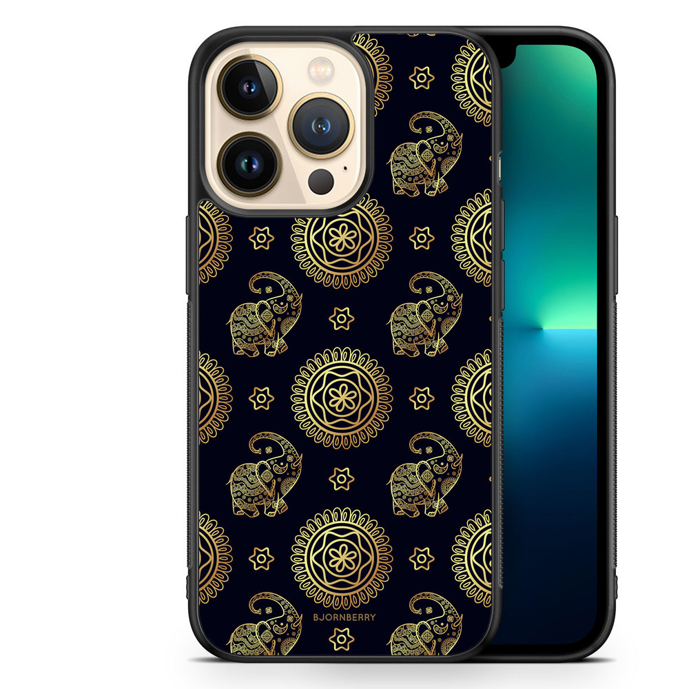 iPhone 13 Pro Case - Elephant Gold