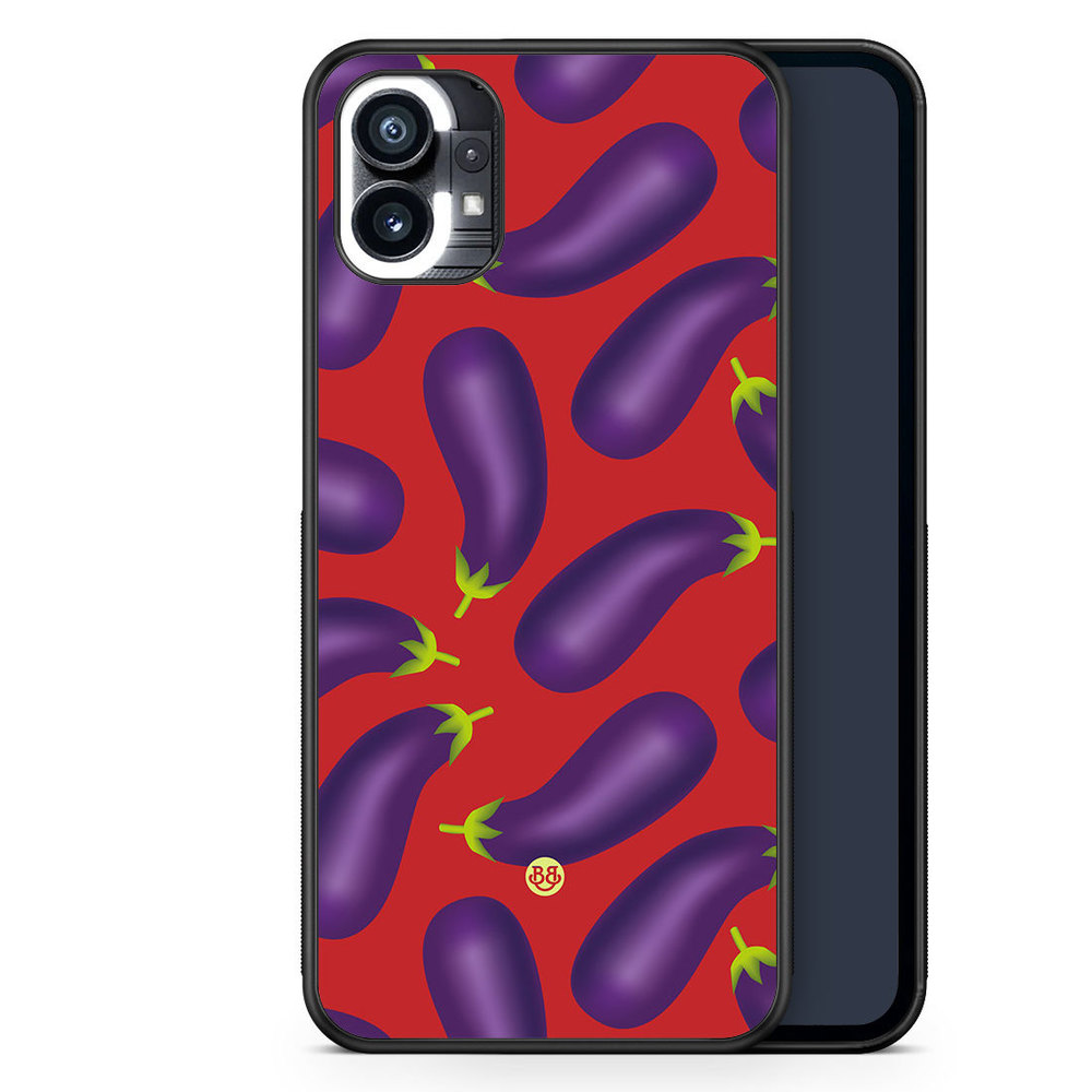 Nothing Phone (1) Case - Eggplant Pattern