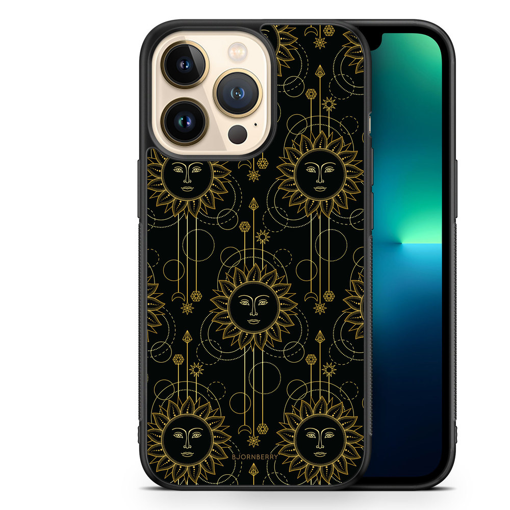 iPhone 13 Pro Case - Gold Suns