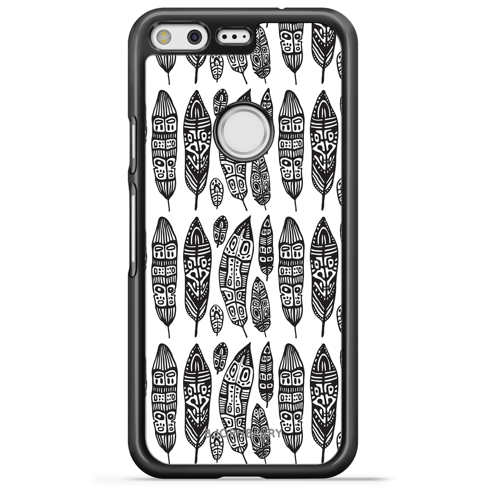 Google Pixel Case - Vintage Feathers
