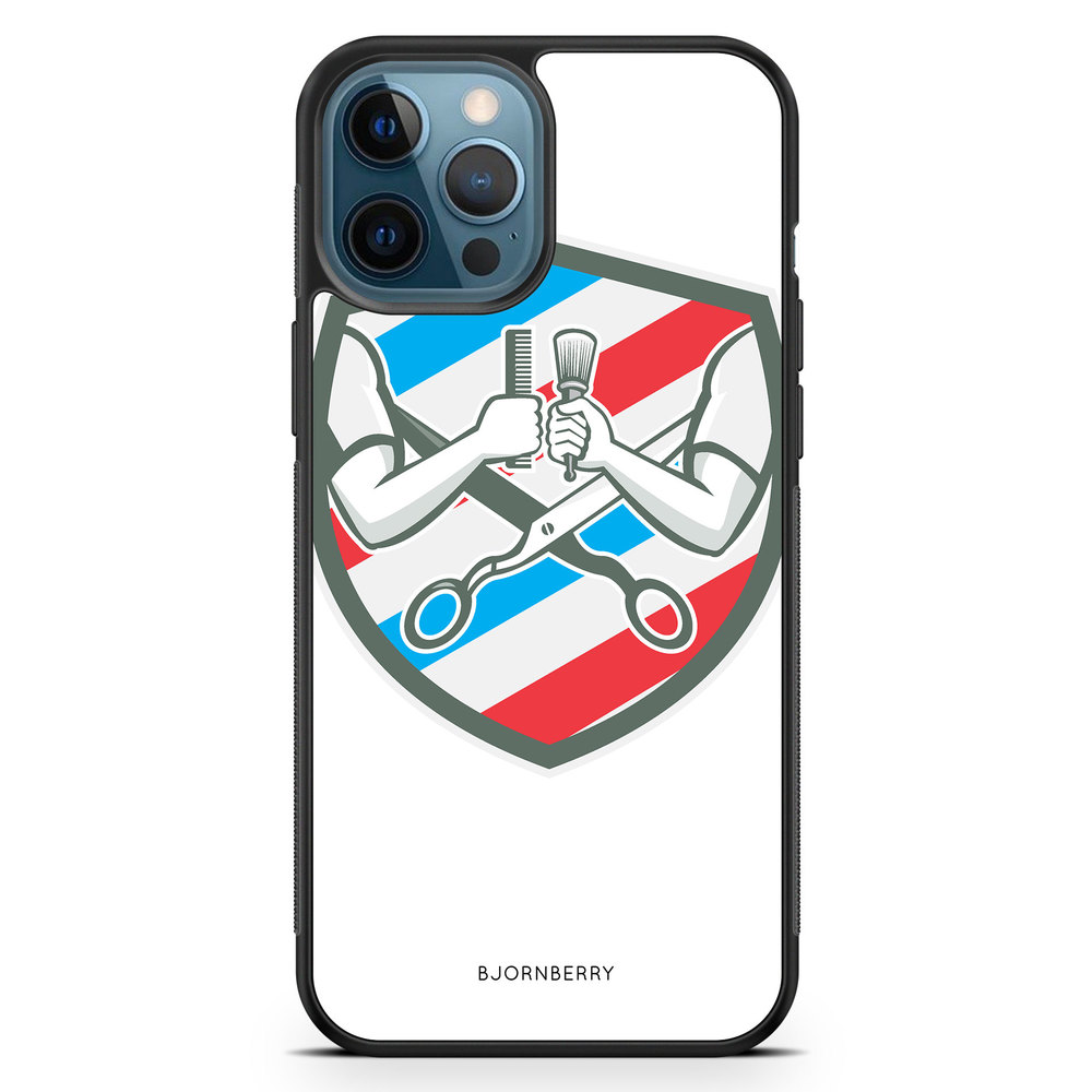 iPhone 12 Pro Case - Barber Logo