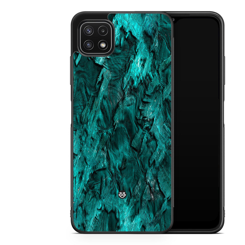 Samsung Galaxy A22 5G Case - Green Crystal