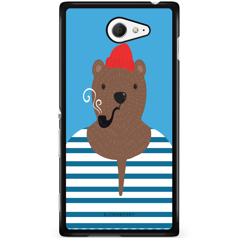 Sony Xperia M2 Aqua Case - Hipster Bear