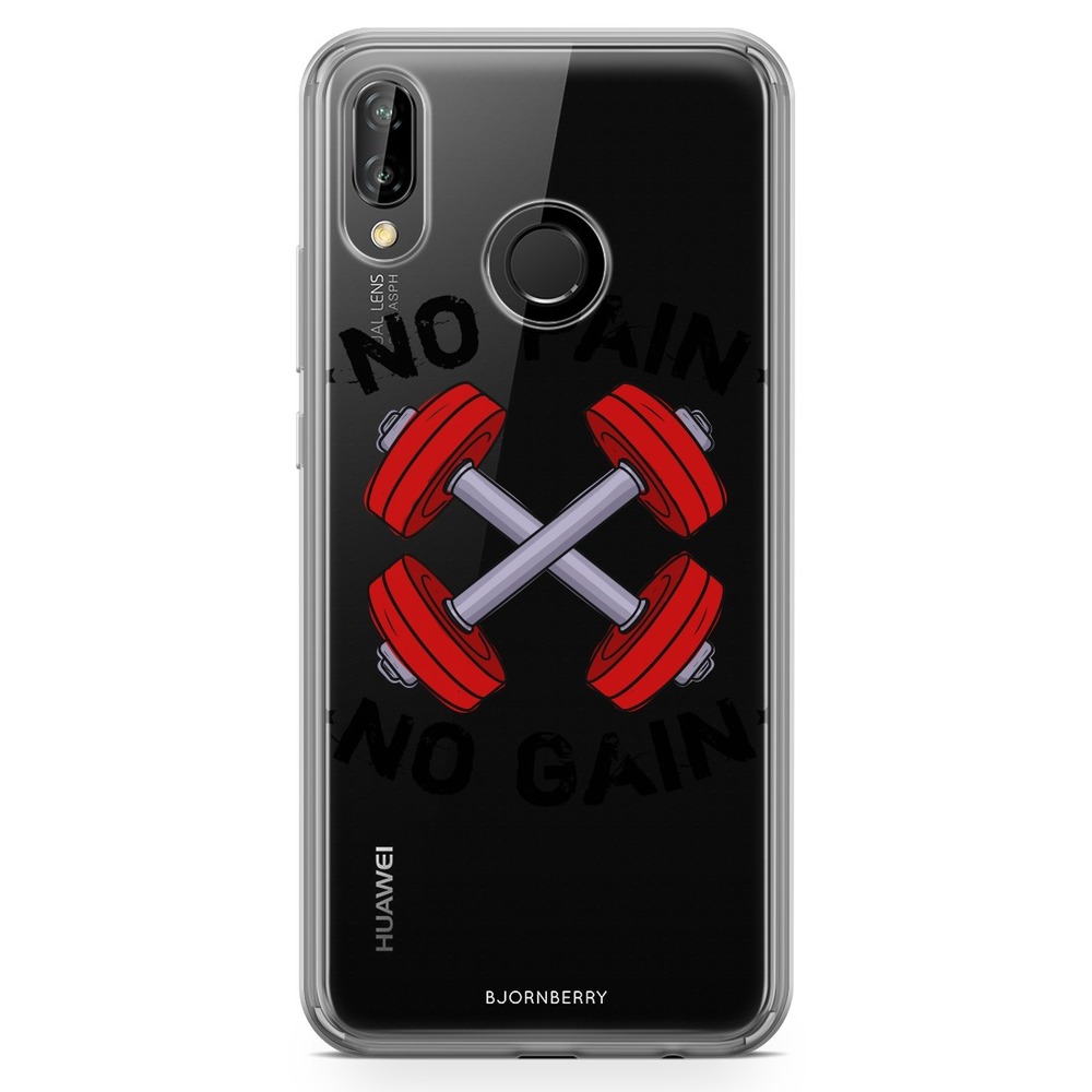 Huawei P20 Lite Fashion Skal - No Pain No Gain