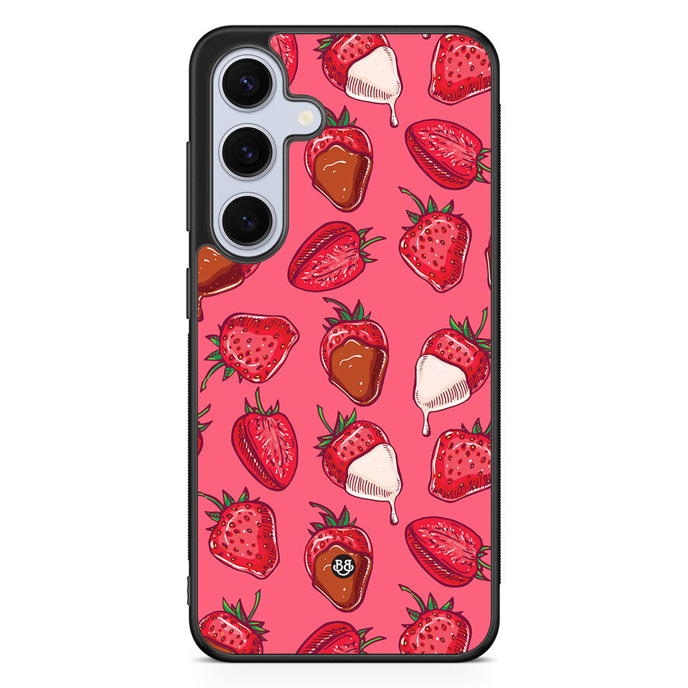 Samsung Galaxy S24 5G Case - Strawberry Chocolate