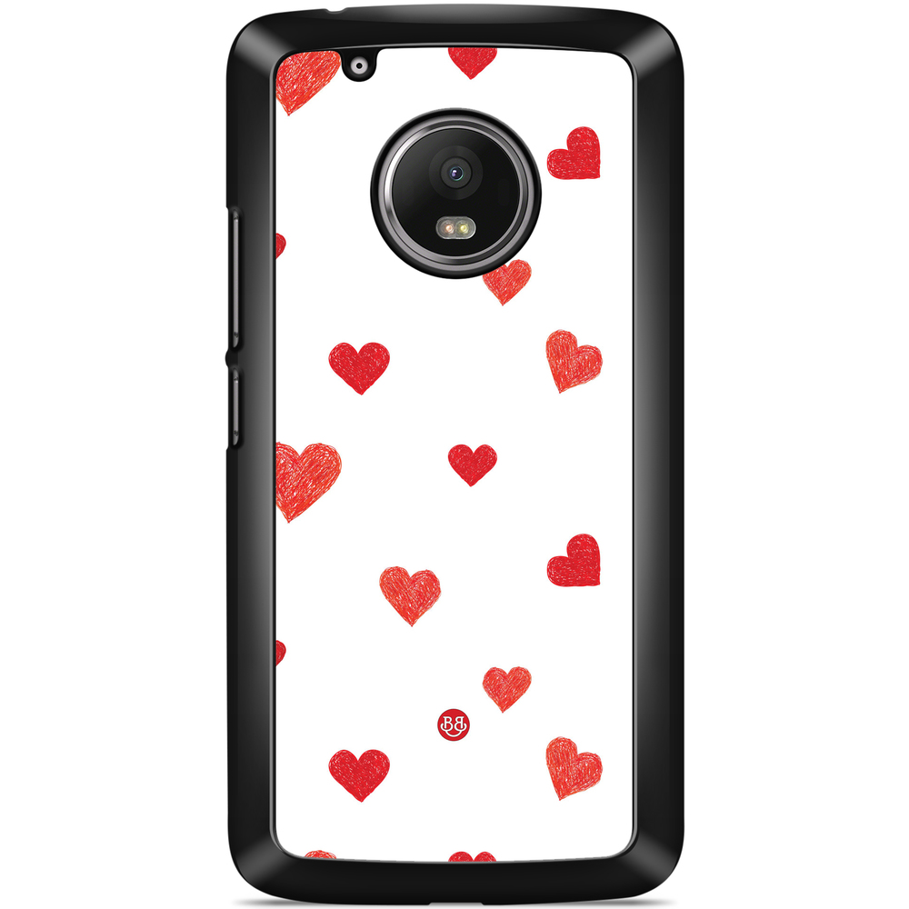 Moto G5 Plus Skal - Painted Heart