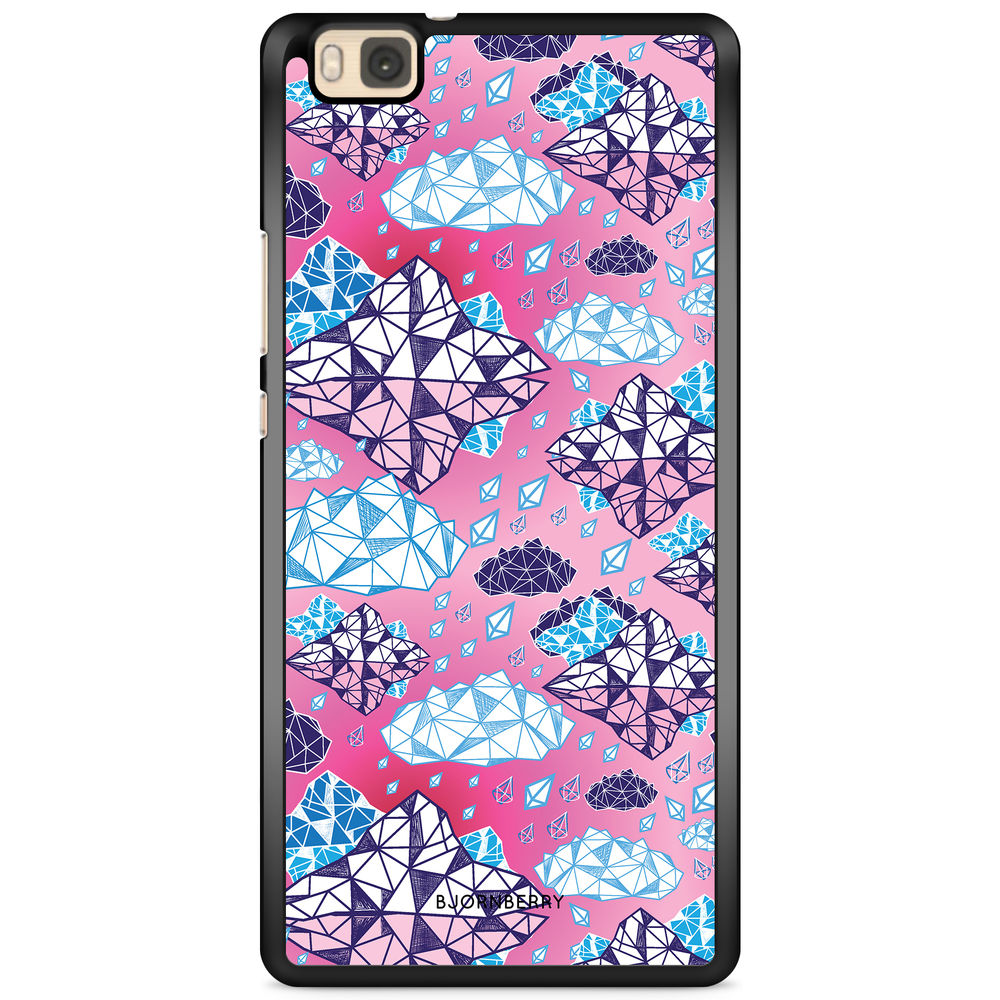 Huawei P8 Lite Case - Geometric Clouds