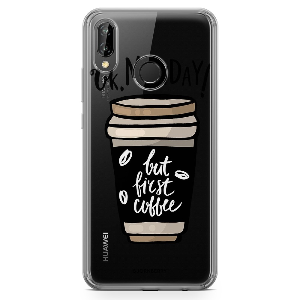 Huawei P20 Lite Fashion Skal - But First Coffee