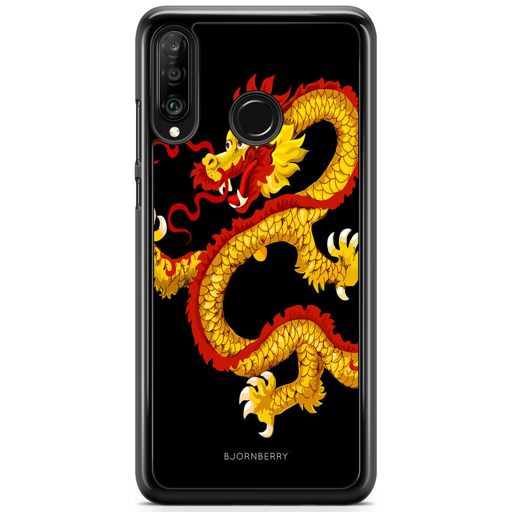 Huawei P30 Lite Case - Yellow Dragon