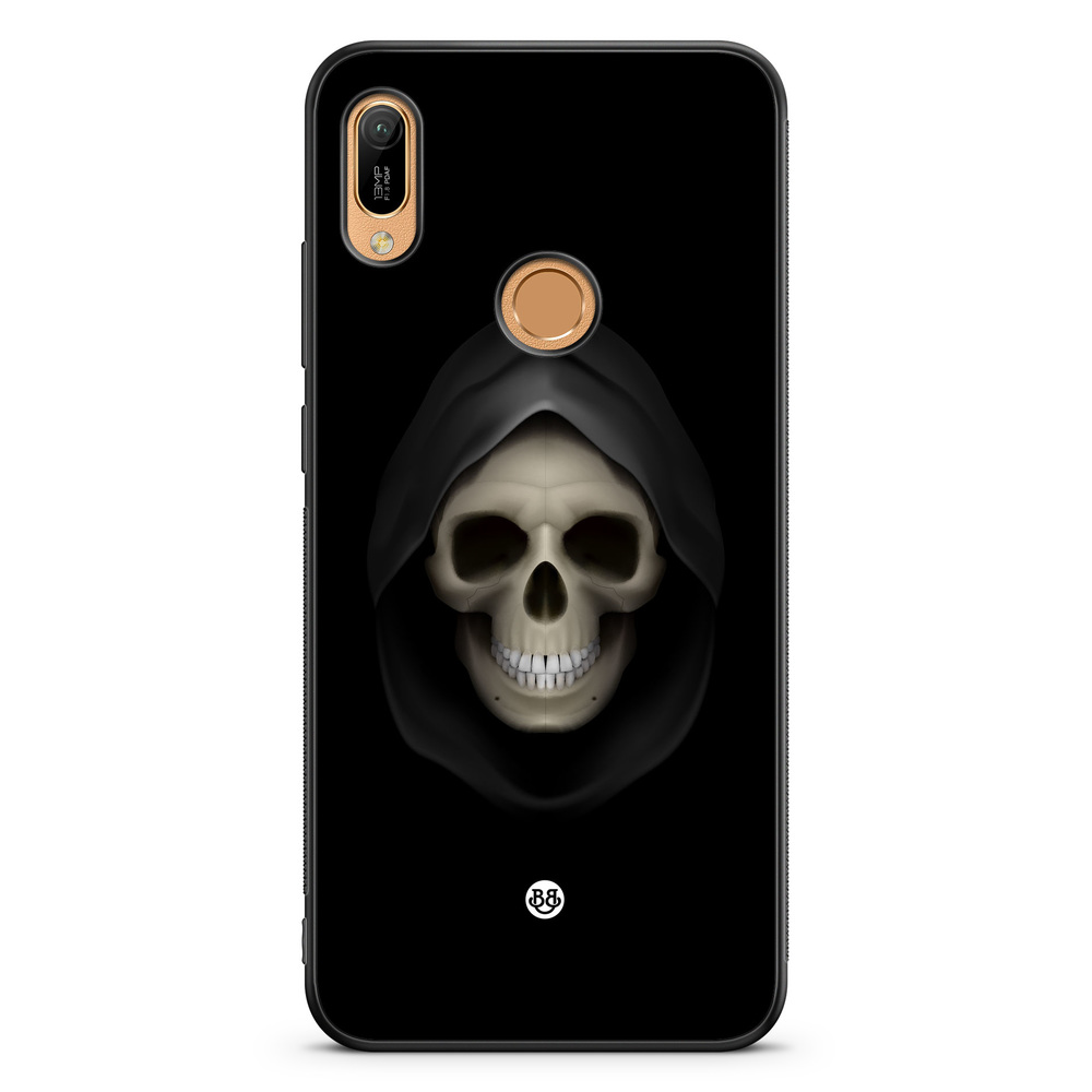Huawei Y6 2019 Skal - Black Skull