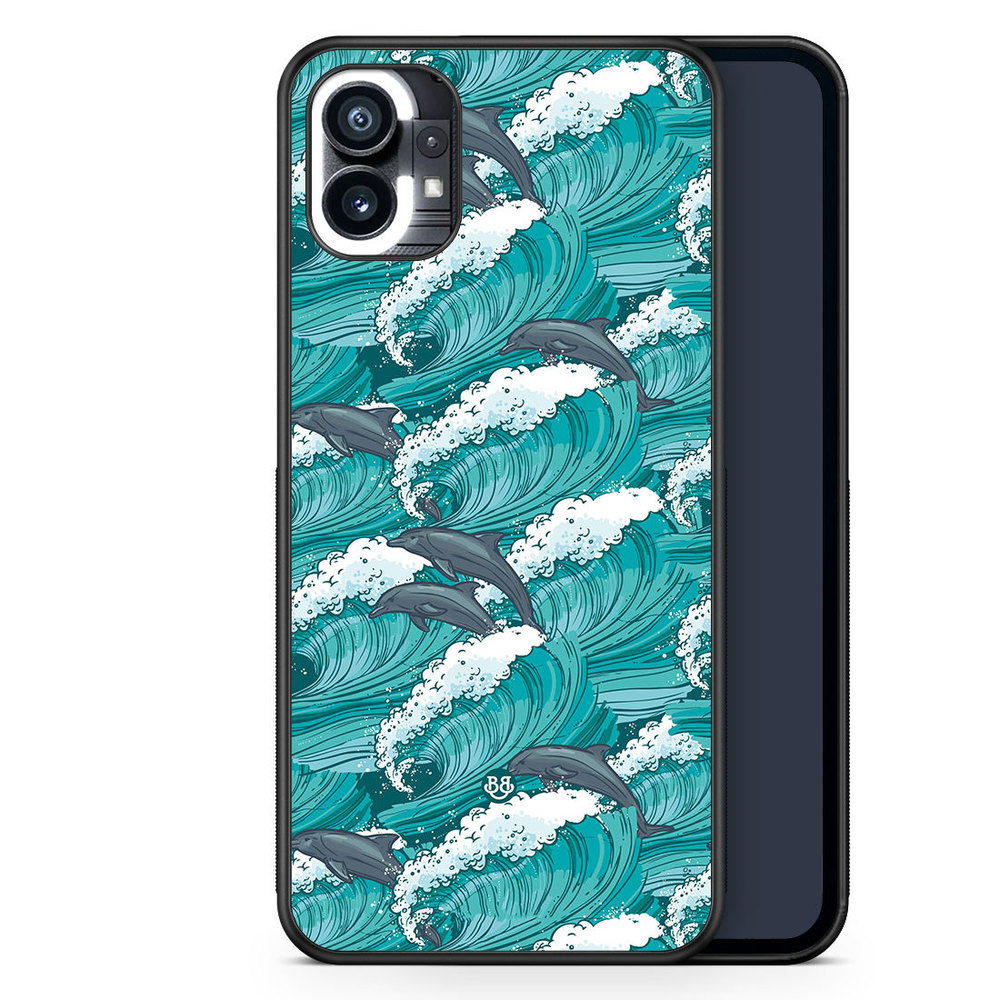 Nothing Phone (1) Case - Waves and Dolphins