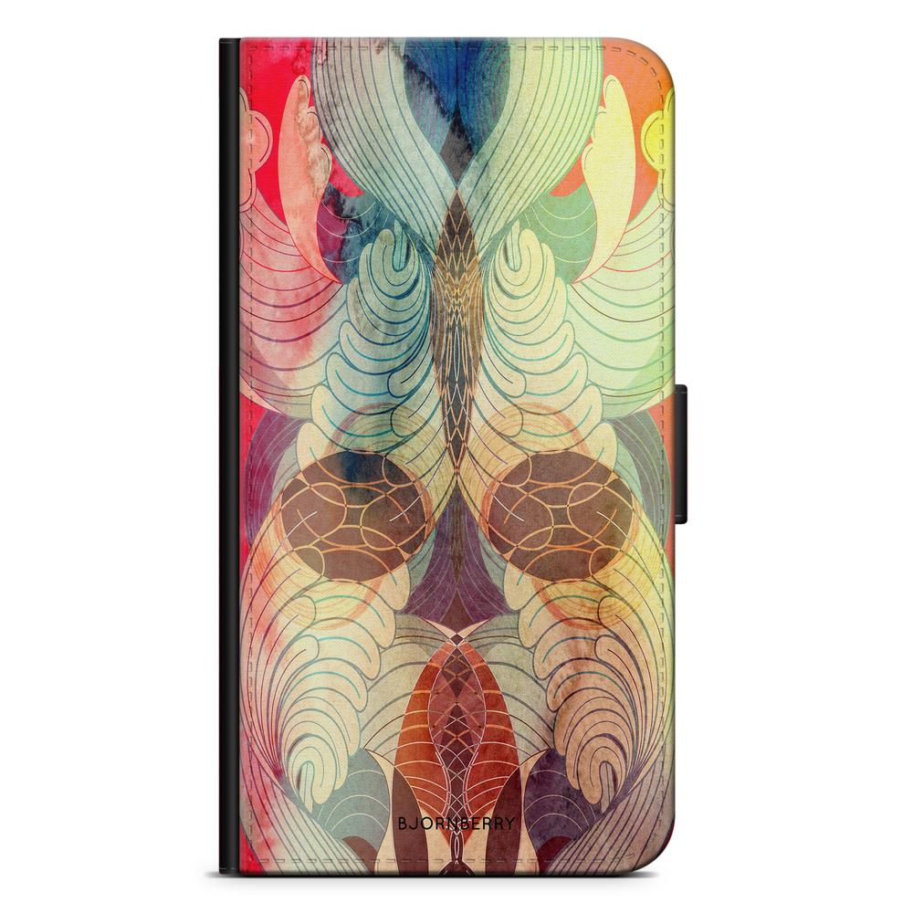 Sony Xperia XZ3 Wallet Case - Retro Pattern