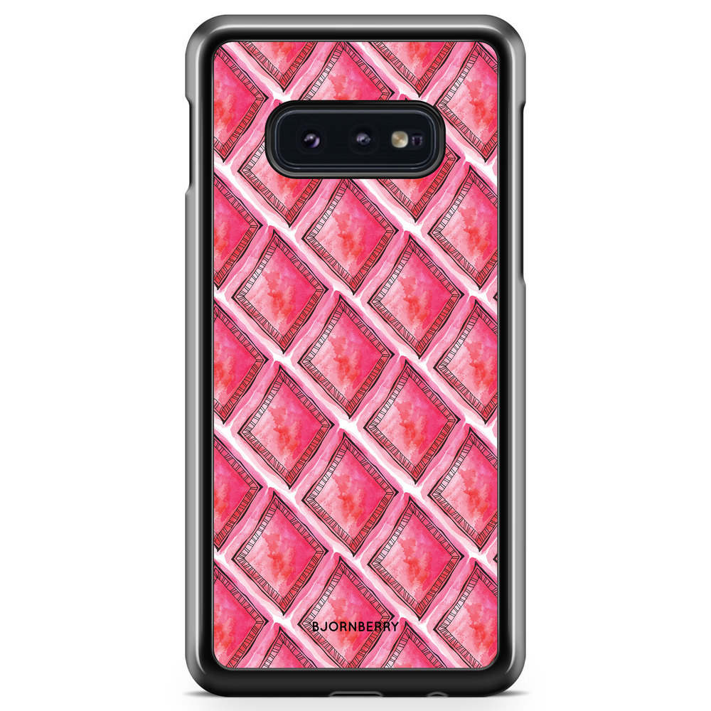 Samsung Galaxy S10e Case - Red Rhombus