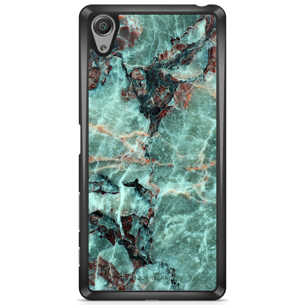 Sony Xperia XA Case - Green Marble