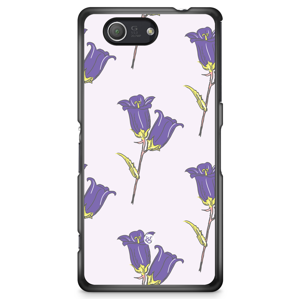 Sony Xperia Z3 Compact Case - Wild Purple Flowers