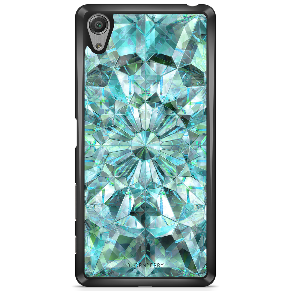 Sony Xperia XA Case - Green Crystals
