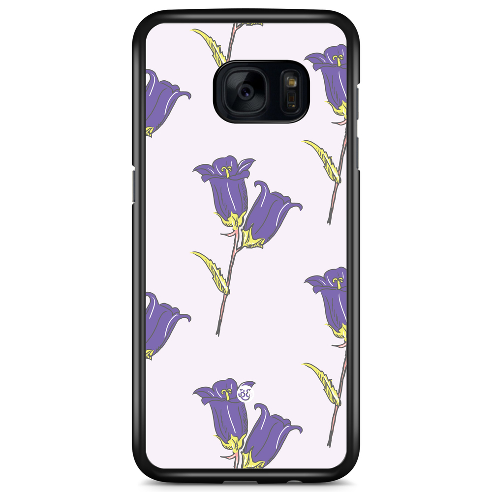 Samsung Galaxy S7 Edge Case - Wild Purple Flowers