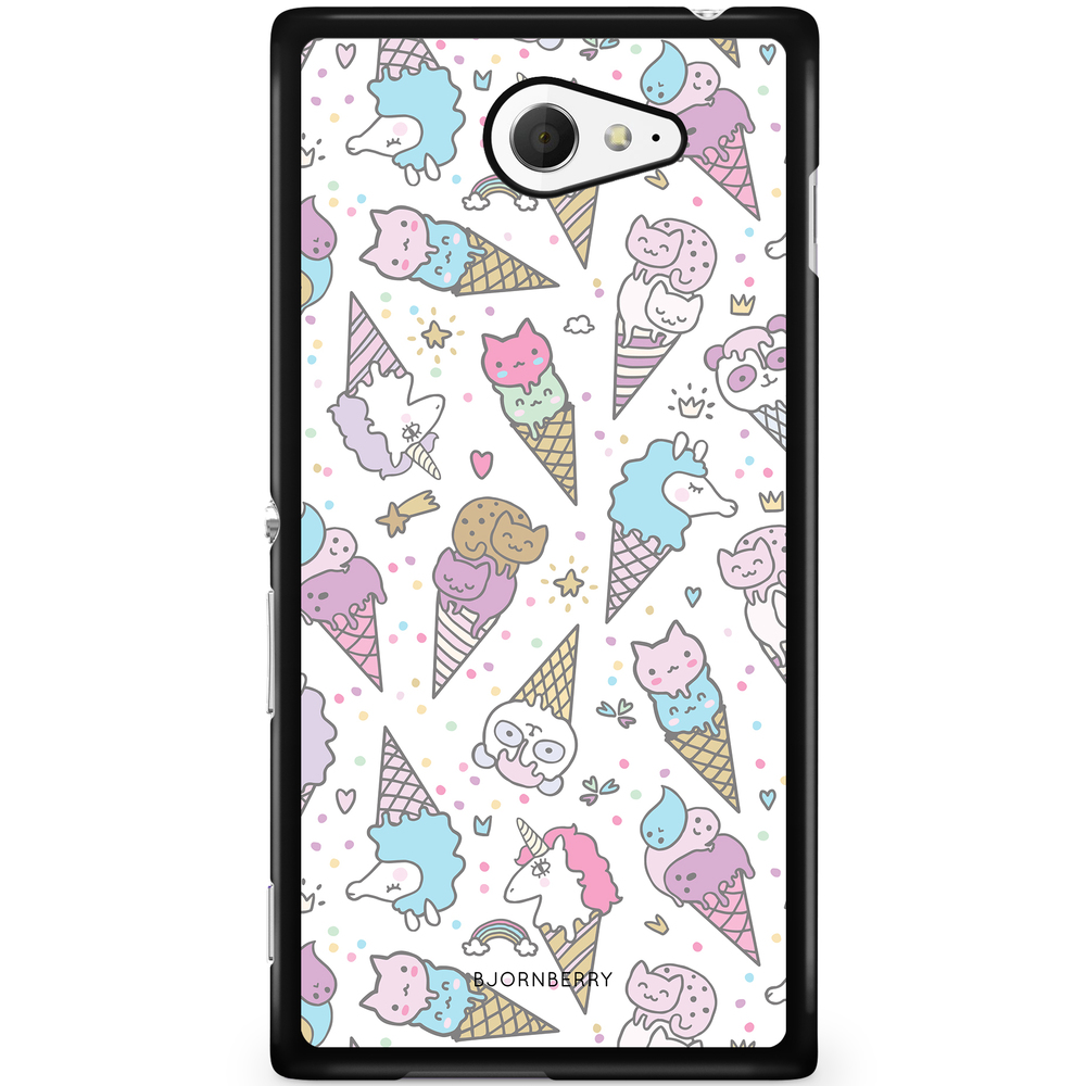 Sony Xperia M2 Aqua Case - Cute Ice Cream