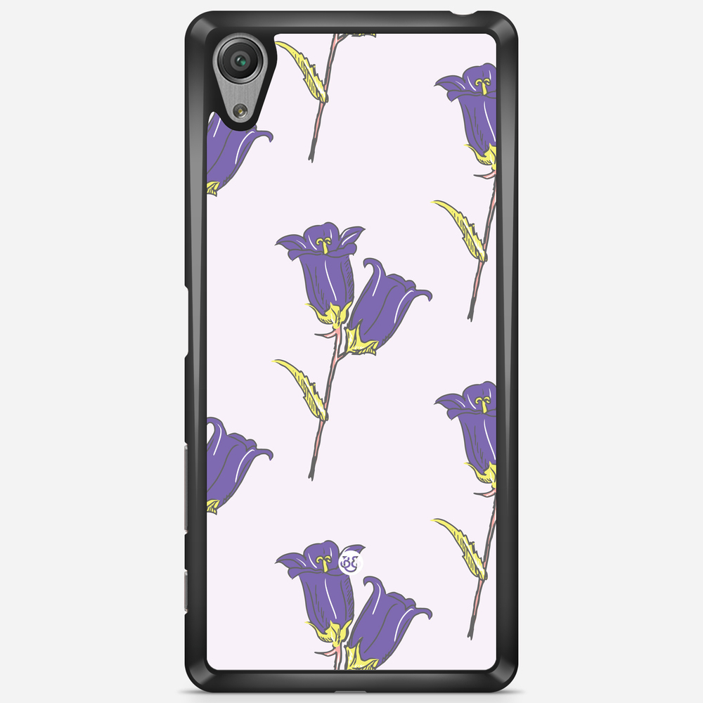 Sony Xperia X Performance Case - Wild Purple Flowers