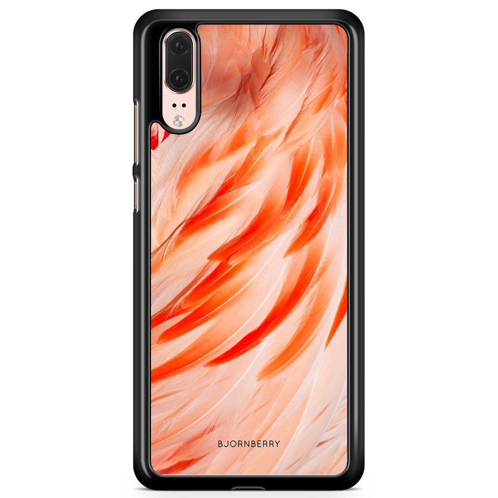 Huawei P20 Case - Flamingo Feathers