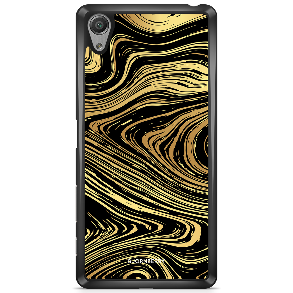 Sony Xperia L1 Case - Gold Marble