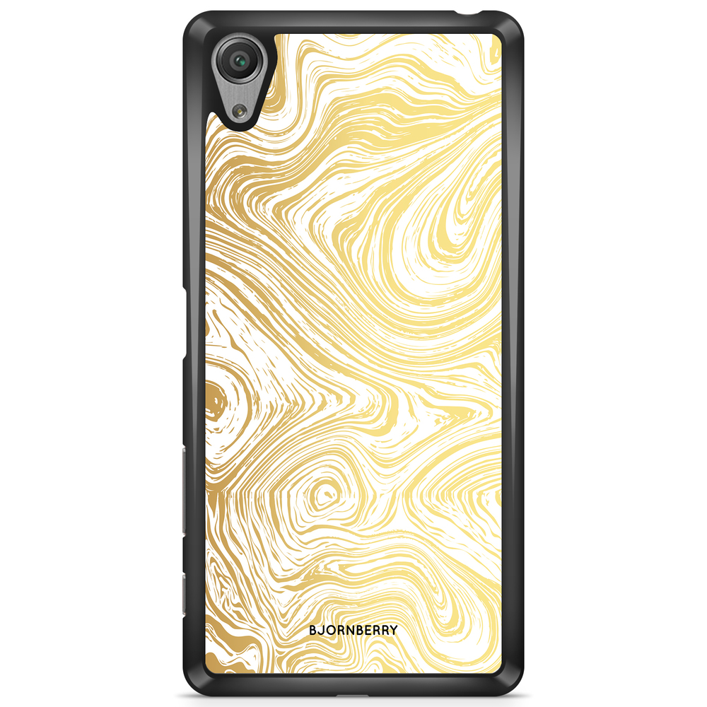 Sony Xperia L1 Case - Gold Marble