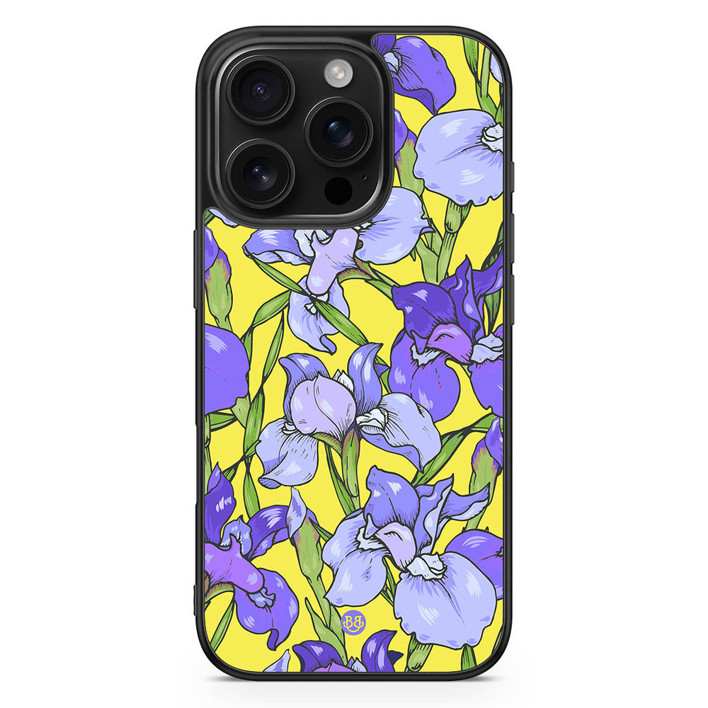 iPhone 16 Pro Case - Iris Flowers