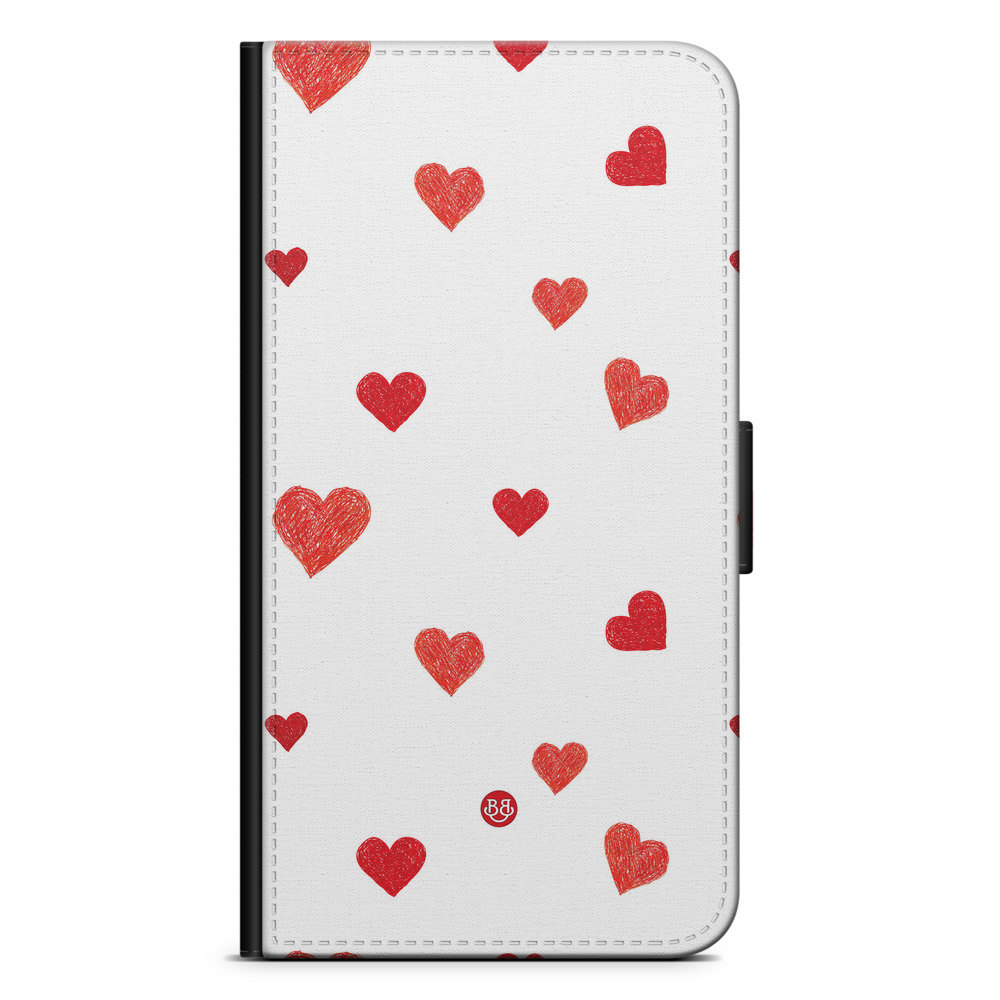 Sony Xperia 5 II Wallet Case - Painted Heart