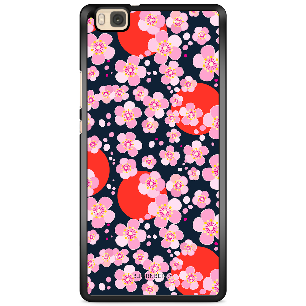 Huawei P8 Lite Case - Japanese Flowers