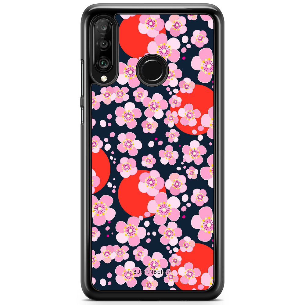 Huawei P30 Lite Case - Japanese Flowers