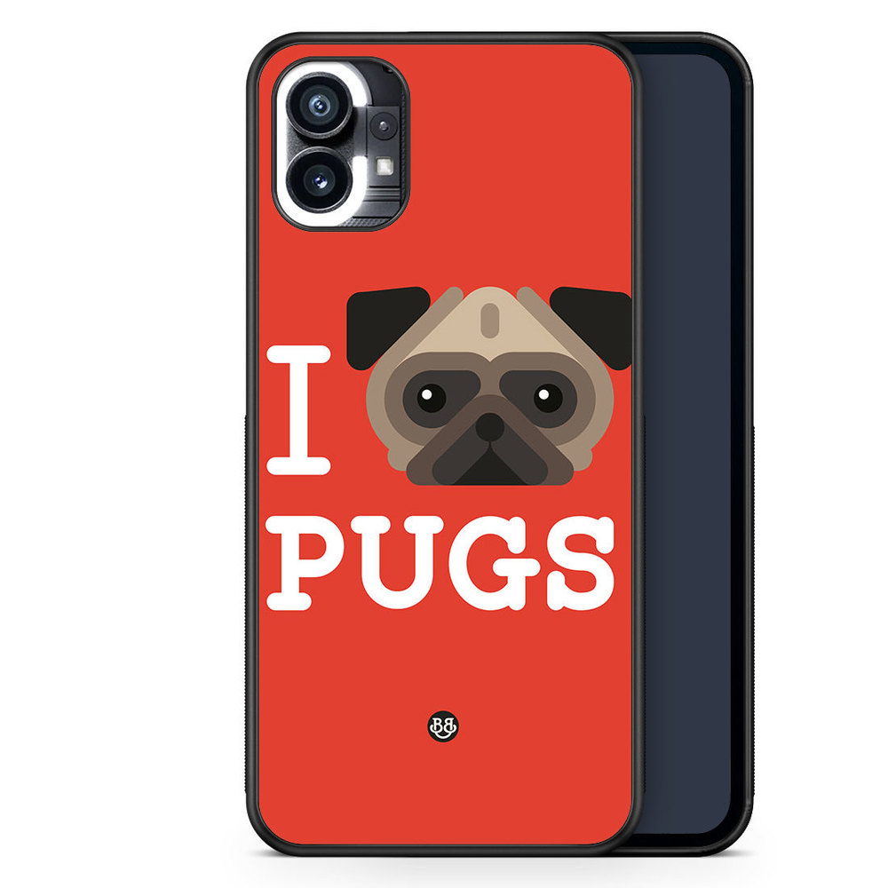 Nothing Phone (1) Case - I Love Pugs