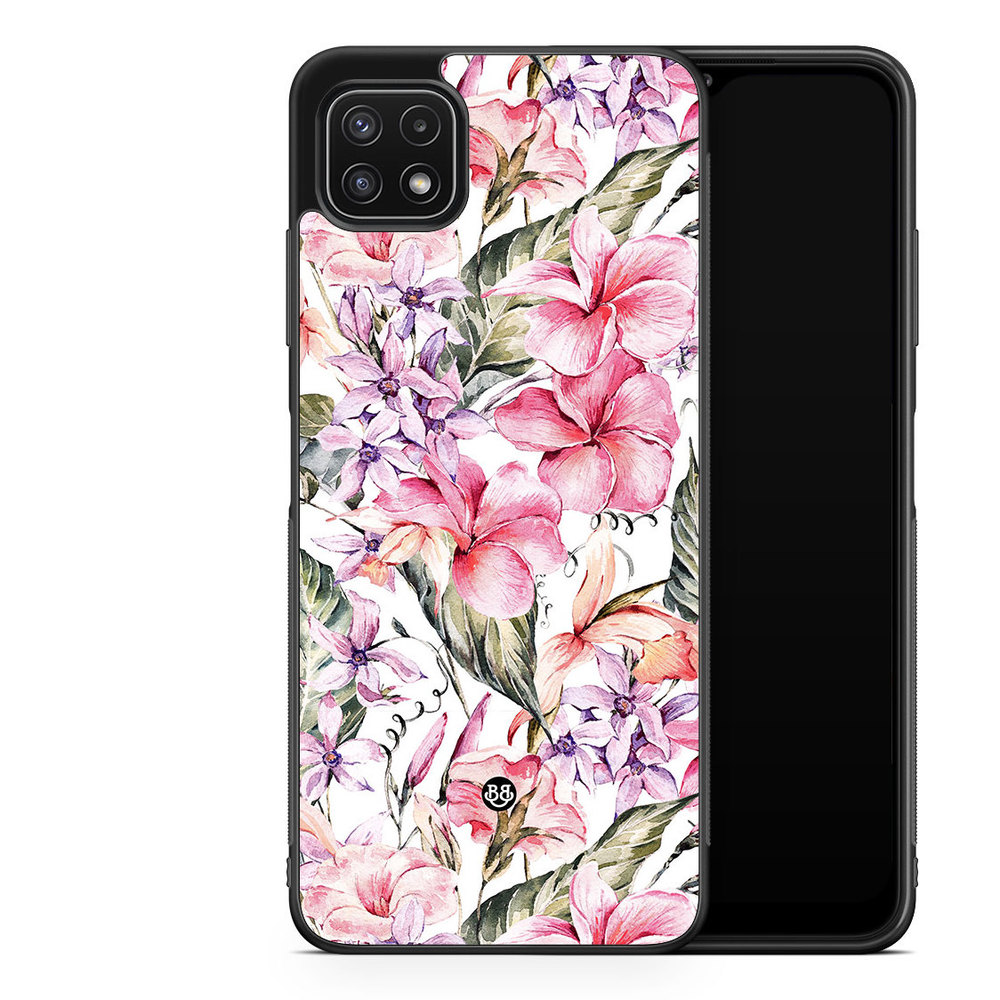 Samsung Galaxy A22 5G Case - Watercolor Flowers